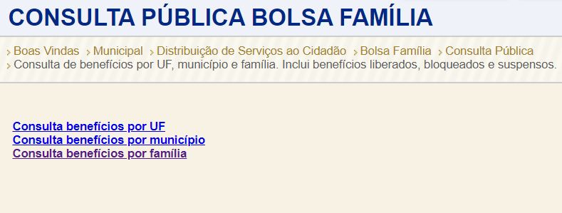 Portal do Bolsa Família 2024 Caixa